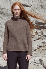 MOCK NECK SWEATER brown - LAST ONE AVAILABLE