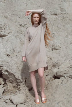 LOUNGE DRESS oatmeal